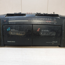 Магнитофон кассетный "DAEWOO ARW-240" из пластика, Корея. Картинка 15